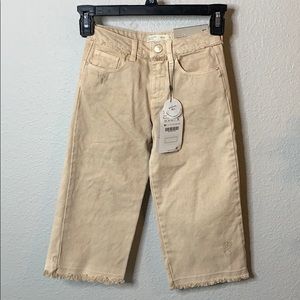 NWT Zara Girls Denim Culottes